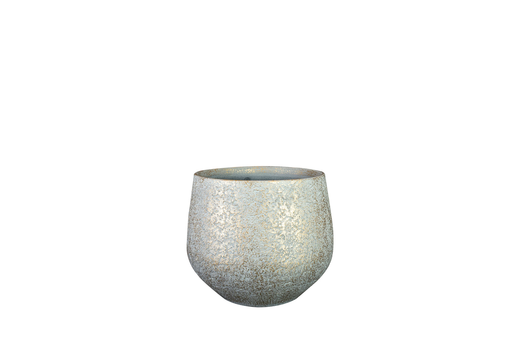 Pot Noor metalic grey D23 H20