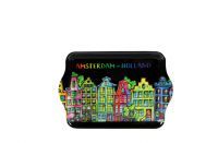 Tray Amsterdam by night colour D21x14 H2