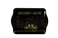 Tray Amsterdam gold colour D25x18 H2